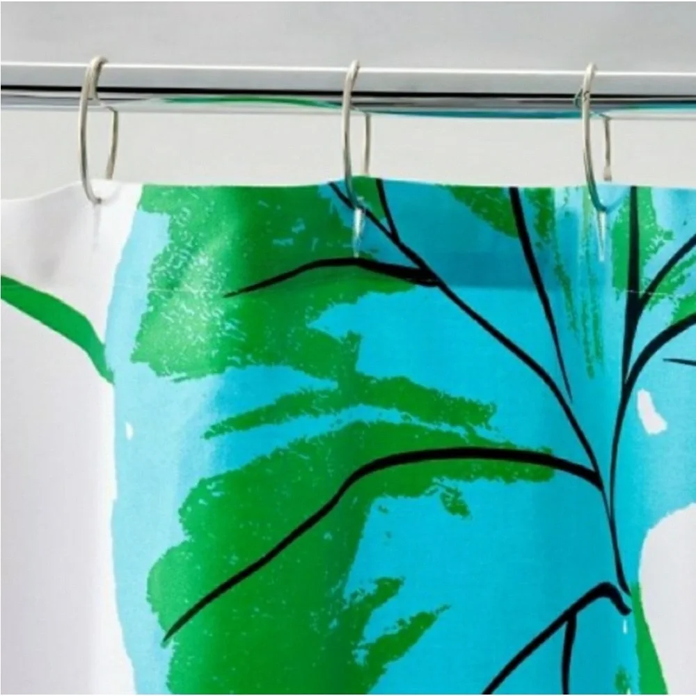 Diane Von Furstenberg x Target geranium print shower curtain DVF new with tags